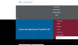 
							         University High School, Parkville, VIC - Schools map | My School								  
							    