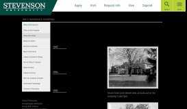 
							         University History | Stevenson University								  
							    