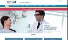 
							         University Hospital Downtown | SUNY Upstate Medical University								  
							    