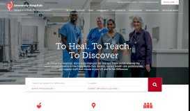 
							         University Hospitals Careers - Search & Apply Online								  
							    
