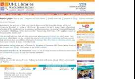
							         University Hospitals of Leicester NHS Trust Libraries ...								  
							    