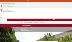
							         University Hospitals Richmond Medical Center - Lake & Cuyahoga ...								  
							    