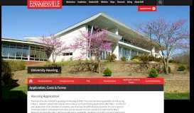 
							         University Housing - Application & Costs | SIUE								  
							    