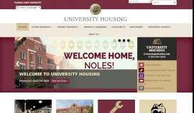 
							         University Housing / Florida State University - FSU housing								  
							    