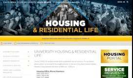 
							         University Housing & Residential Life								  
							    