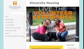 
							         University Housing | The University of Tennessee, Knoxville								  
							    
