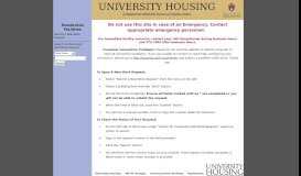 
							         University Housing, University of Arkansas - Residential Facilities								  
							    