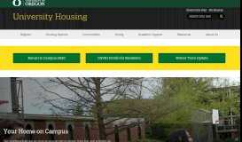 
							         University Housing | University of Oregon								  
							    