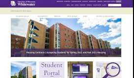 
							         University Housing | University of Wisconsin-Whitewater								  
							    