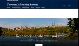 
							         University Information Services | Georgetown University								  
							    