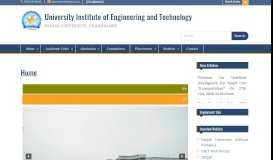 
							         University Institute of Engineering and Technology – PANJAB ...								  
							    