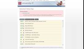 
							         University IT Status Page - Cardiff University								  
							    