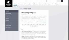 
							         University language / Study at UON / The University of Newcastle ...								  
							    
