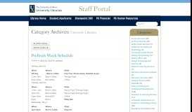 
							         University Libraries | Staff Portal | Page 5								  
							    