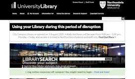 
							         University Library - Coach Lane Campus Library - Northumbria ...								  
							    