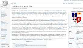 
							         University of Aberdeen - Wikipedia								  
							    