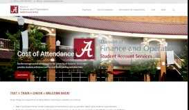 
							         University of Alabama Student Account Services – Where student and ...								  
							    