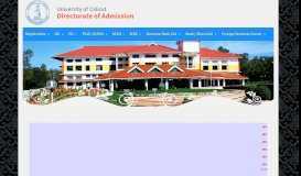 
							         University of Calicut | Directorate of Admission								  
							    