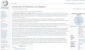 
							         University of California, Los Angeles - Wikipedia								  
							    