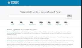 
							         University of Canberra Research Portal								  
							    