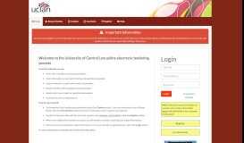 
							         University of Central Lancashire Electronic Tendering Site - Home								  
							    