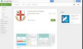 
							         University of Chester – Apps on Google Play								  
							    