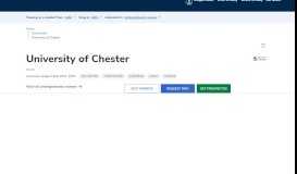 
							         University of Chester - Complete University Guide								  
							    