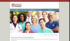 
							         University of Chicago Medicine | Careers Center | Welcome								  
							    