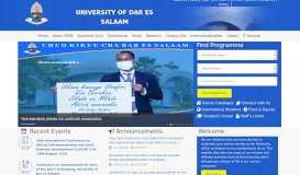 
							         University of Dar es Salaam (UDSM)								  
							    