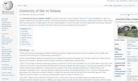 
							         University of Dar es Salaam - Wikipedia								  
							    