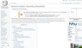 
							         University of Düsseldorf - Wikipedia								  
							    