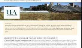 
							         University of East Anglia Online Training Series for PGRs - Booking by ...								  
							    