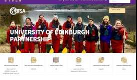 
							         University of Edinburgh Partnership - IFSA Butler :IFSA Butler								  
							    