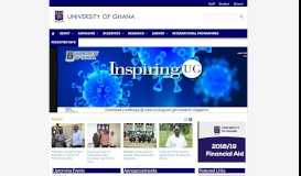 
							         University of Ghana: Home								  
							    