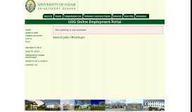 
							         University of Guam Applicant Portal								  
							    