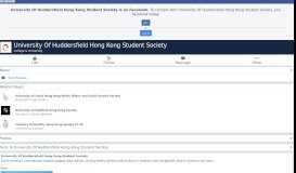 
							         University Of Huddersfield Hong Kong Student Society - Home ...								  
							    