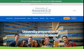 
							         University of Huddersfield International Study Centre | Study in English								  
							    