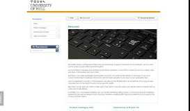 
							         University of Hull Online Order & Payment Portal								  
							    