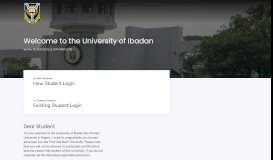 
							         University of Ibadan :: Portal - Home								  
							    