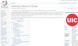 
							         University of Illinois at Chicago - Wikipedia								  
							    