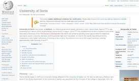 
							         University of Ilorin - Wikipedia								  
							    