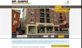 
							         University of Iowa | Off Campus Housing Search								  
							    