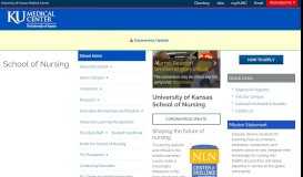 
							         University of Kansas School of Nursing								  
							    