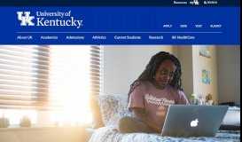 
							         University of Kentucky								  
							    