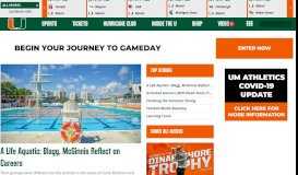 
							         University of Miami Athletics - Official Athletics Website								  
							    