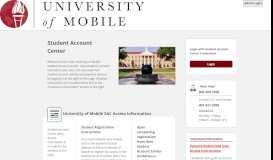 
							         University of Mobile								  
							    