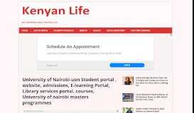 
							         University of Nairobi-courses, Student portal uon, Uon website,...								  
							    
