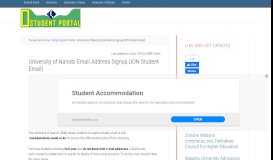 
							         University of Nairobi Email Address Signup UON ... - Student Portal								  
							    