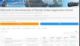 
							         University of Nairobi - Online Application - Site								  
							    