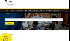 
							         University of New South Wales - UNSW IT - Service Catalogue								  
							    